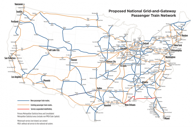 East Coast Amtrak Train Routes Map